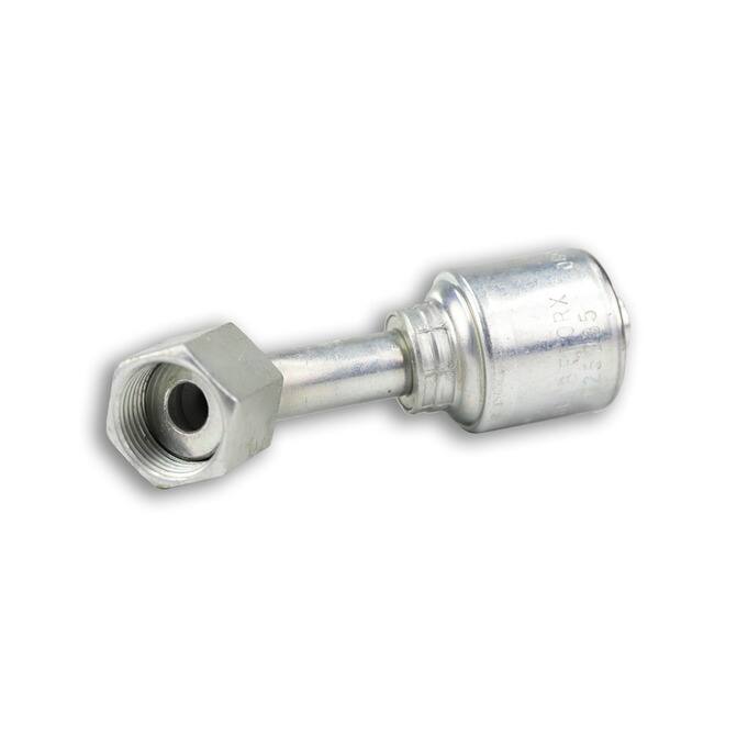 MegaCrimp 45 Bent Tube Gates G25235-2020 Female Flat-Face O-Ring Swivel MegaCrimp 45 Bent Tube Gates G25235-2020 Female Flat-Face O-Ring Swivel