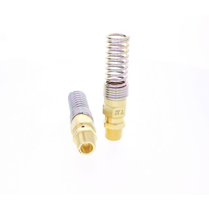 POWER PRODUCTS-RUBBER AIR BRAKE CONN W SPRING 3/8X1/2-RB68SG-6-8