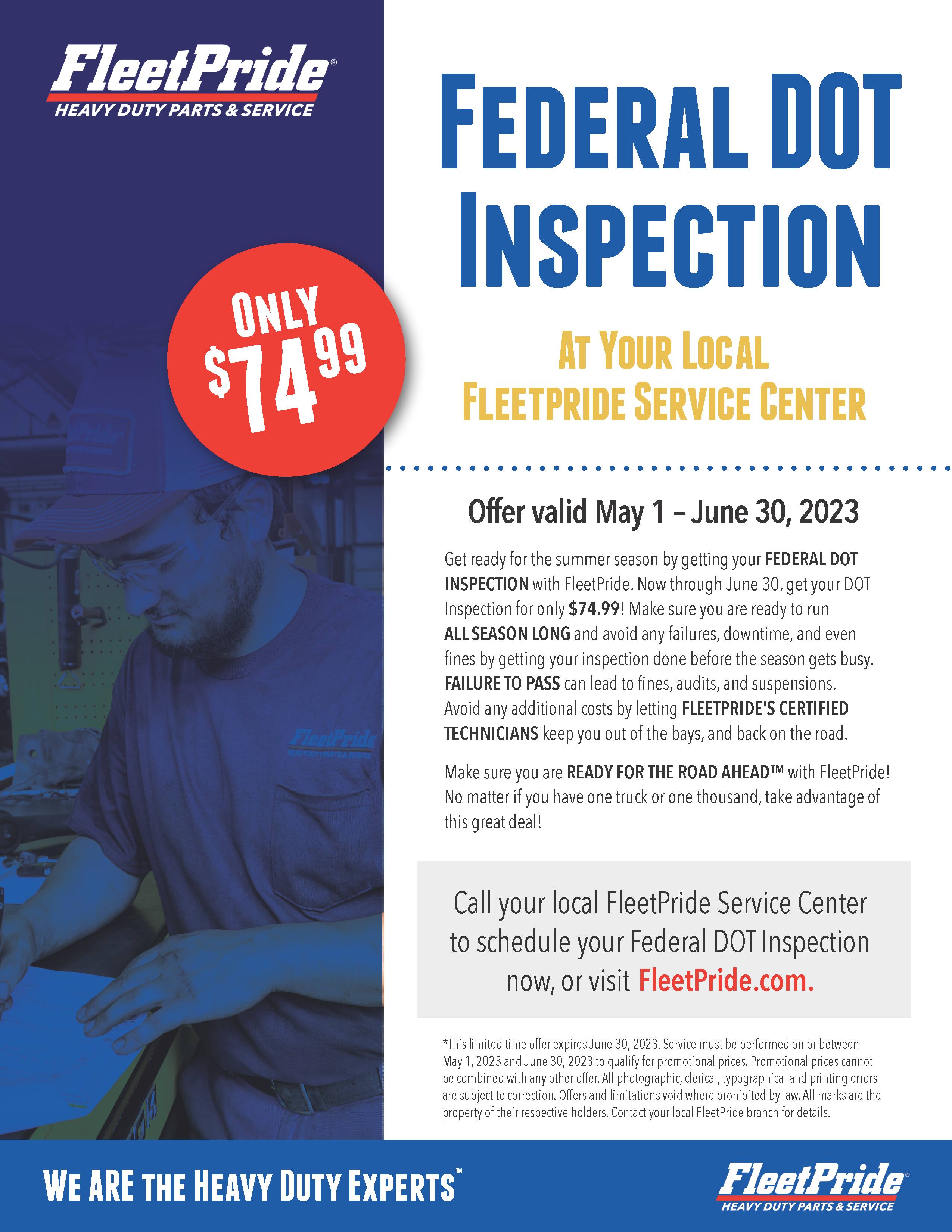Federal DOT Inspection Special
