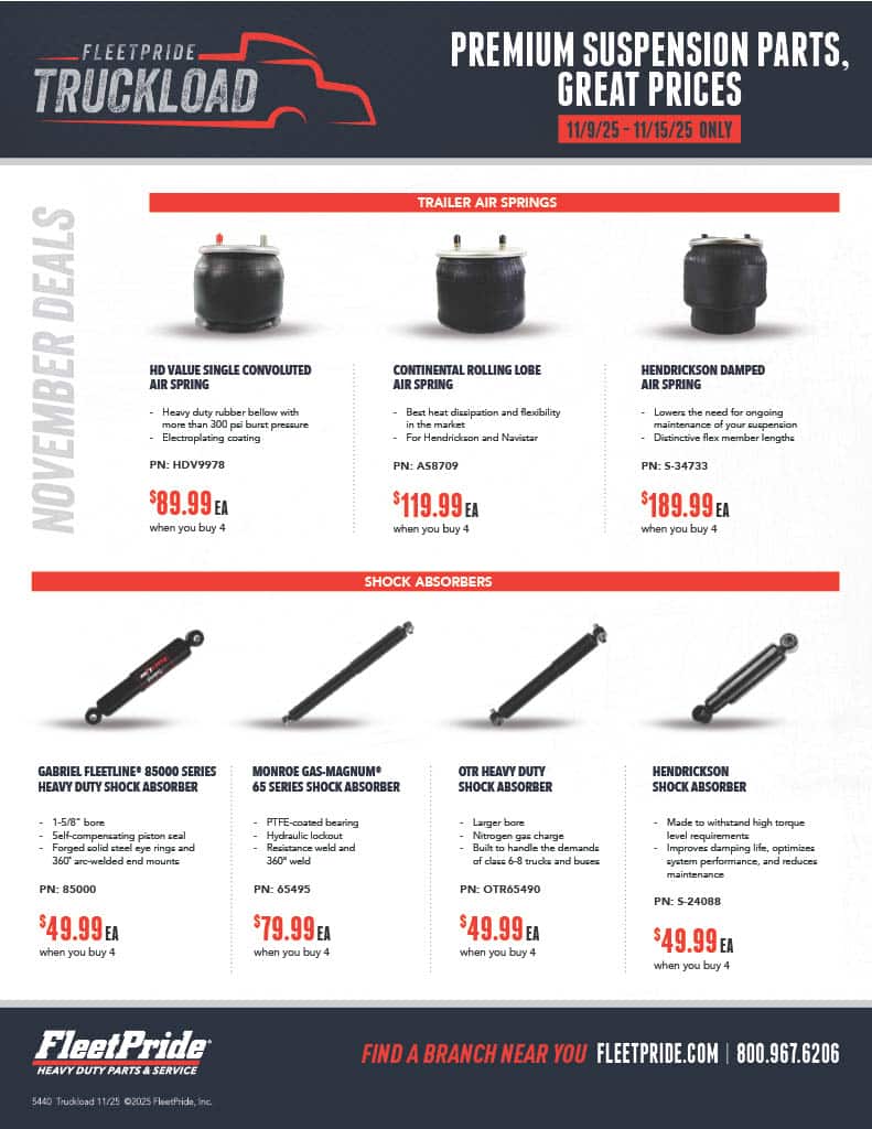 November Premium Suspension Parts